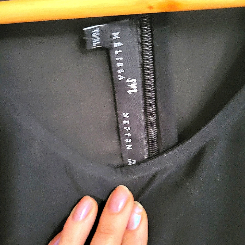 Black sleeveless Melissa Nepton dress. With pockets!